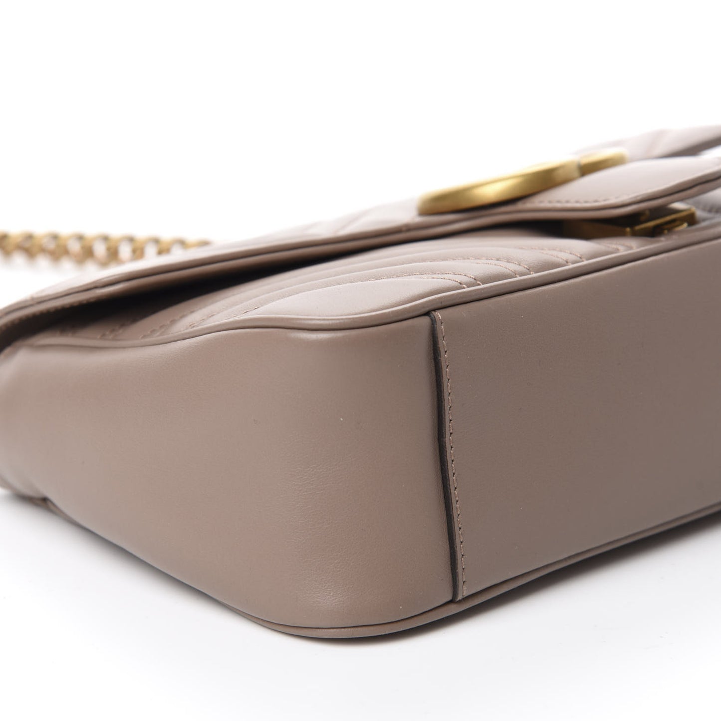 Calfskin Matelasse Small GG Marmont Shoulder Bag Porcelain Rose