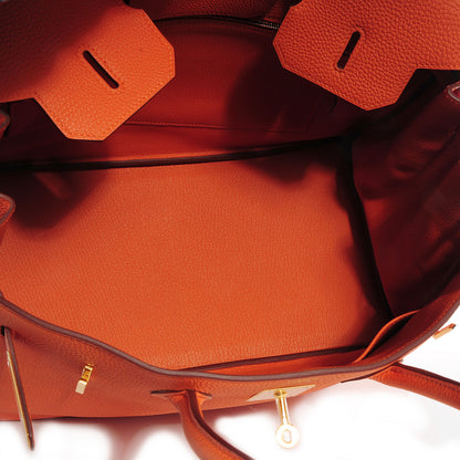 Hermes Togo Birkin 35 Orange 9 of 25
