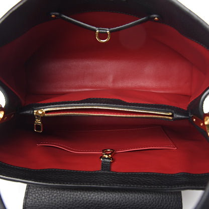 Louis Vuitton Taurillon Capucines MM Black 5 of 13