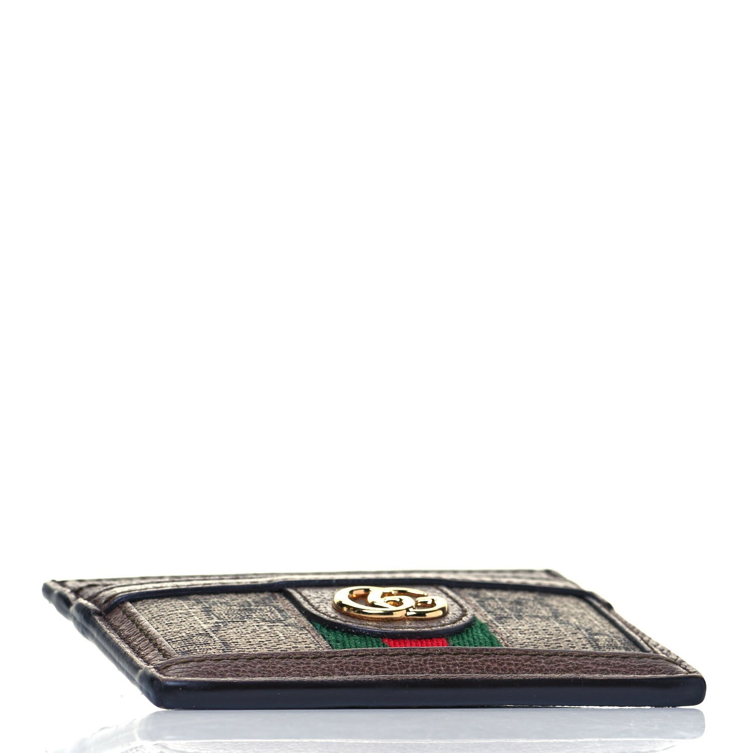 Gucci GG Supreme Monogram Ophidia Card Holder Brown 4 of 6