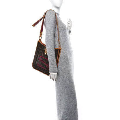 Louis Vuitton Monogram Perforated Musette Fuchsia 2 of 12