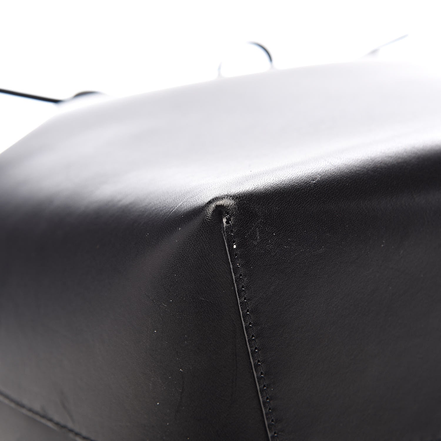 Mansur Gavriel Vegetable Tanned Calfskin Bucket Bag Black Ballerina 15 of 20