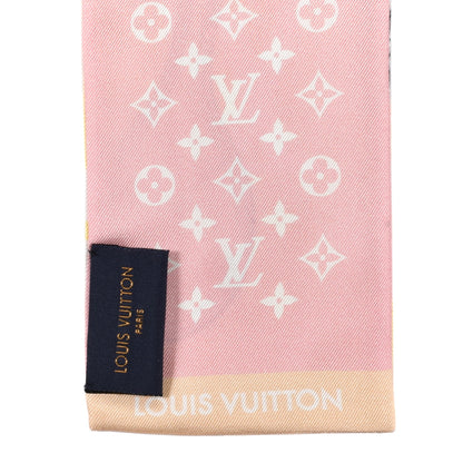 Louis Vuitton Silk Monogram Gradient By The Pool Bandeau Pink 3 of 3