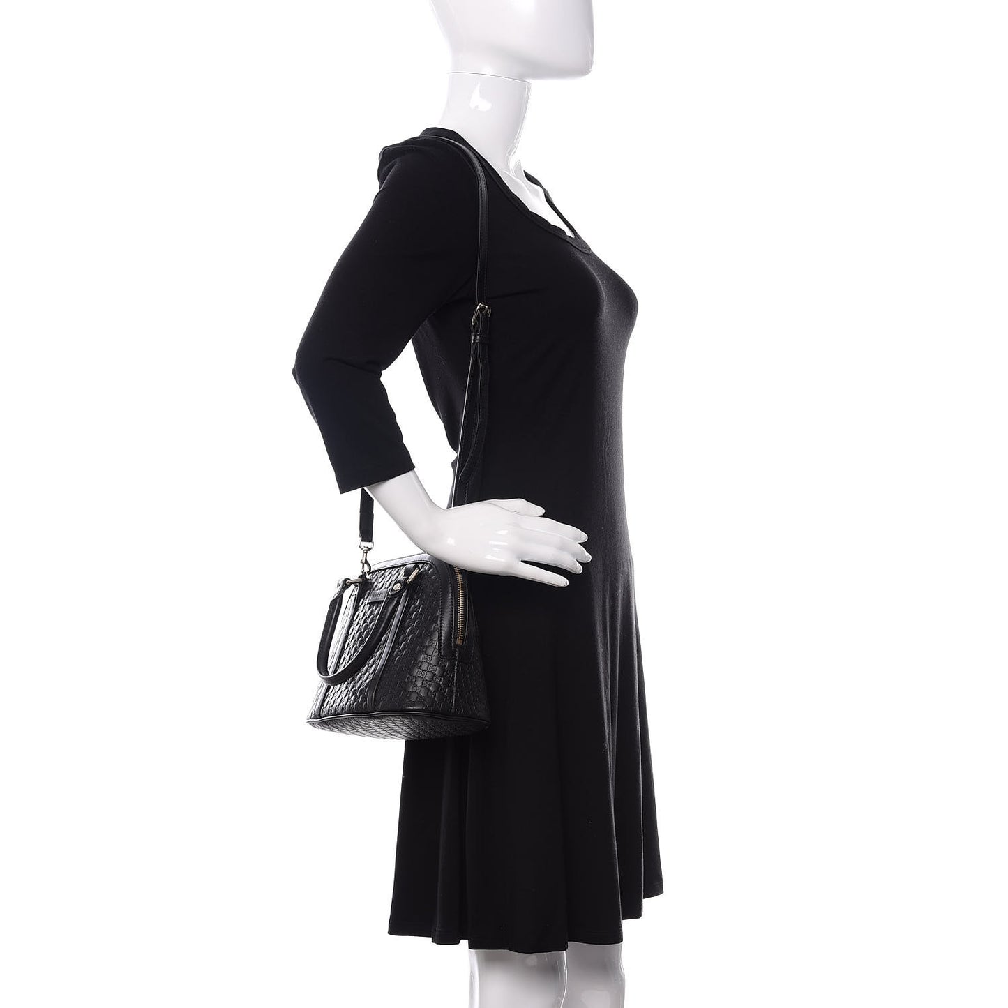 Microguccissima Mini Dome Bag Black