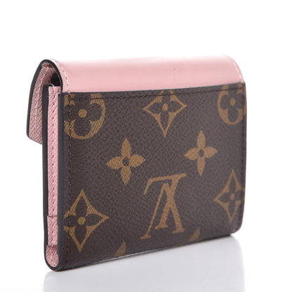 Louis Vuitton Monogram Zoe Wallet Rose Ballerine 3 of 7