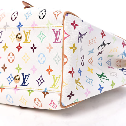 Louis Vuitton Monogram Multicolor Aurelia GM White 10 of 11
