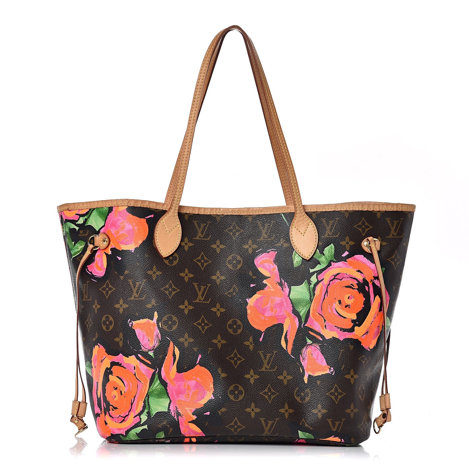 Louis Vuitton Monogram Roses Neverfull MM 1 of 20