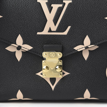 Louis Vuitton Empreinte Monogram Giant Pochette Metis Black Beige 9 of 9