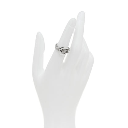 Christian Dior Metal Buckle Ring 49 5 Silver 2 of 4