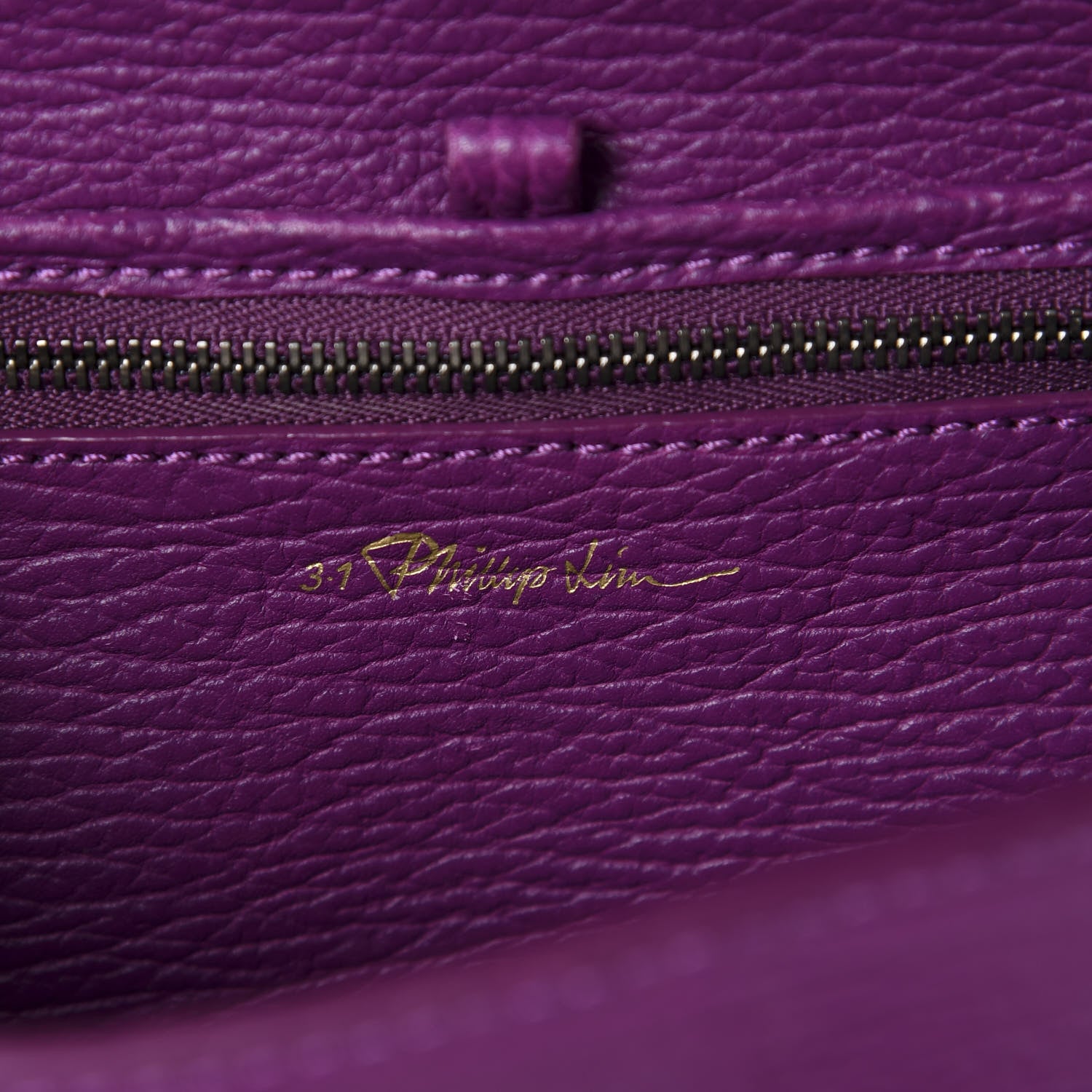 3.1 Phillip Lim 3.1 Textured Calfskin Mini Pashli Satchel Orchid 15 of 16