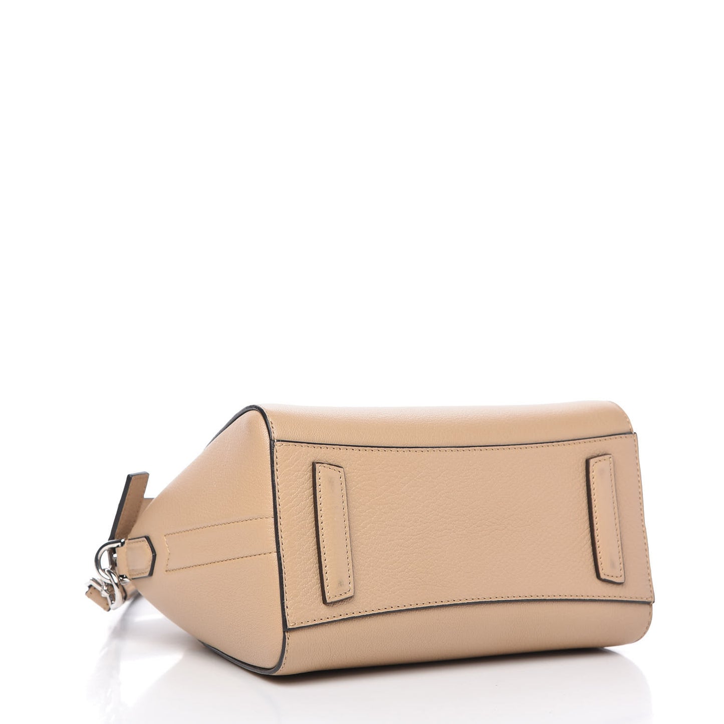 Sugar Goatskin Mini Antigona Beige Camel