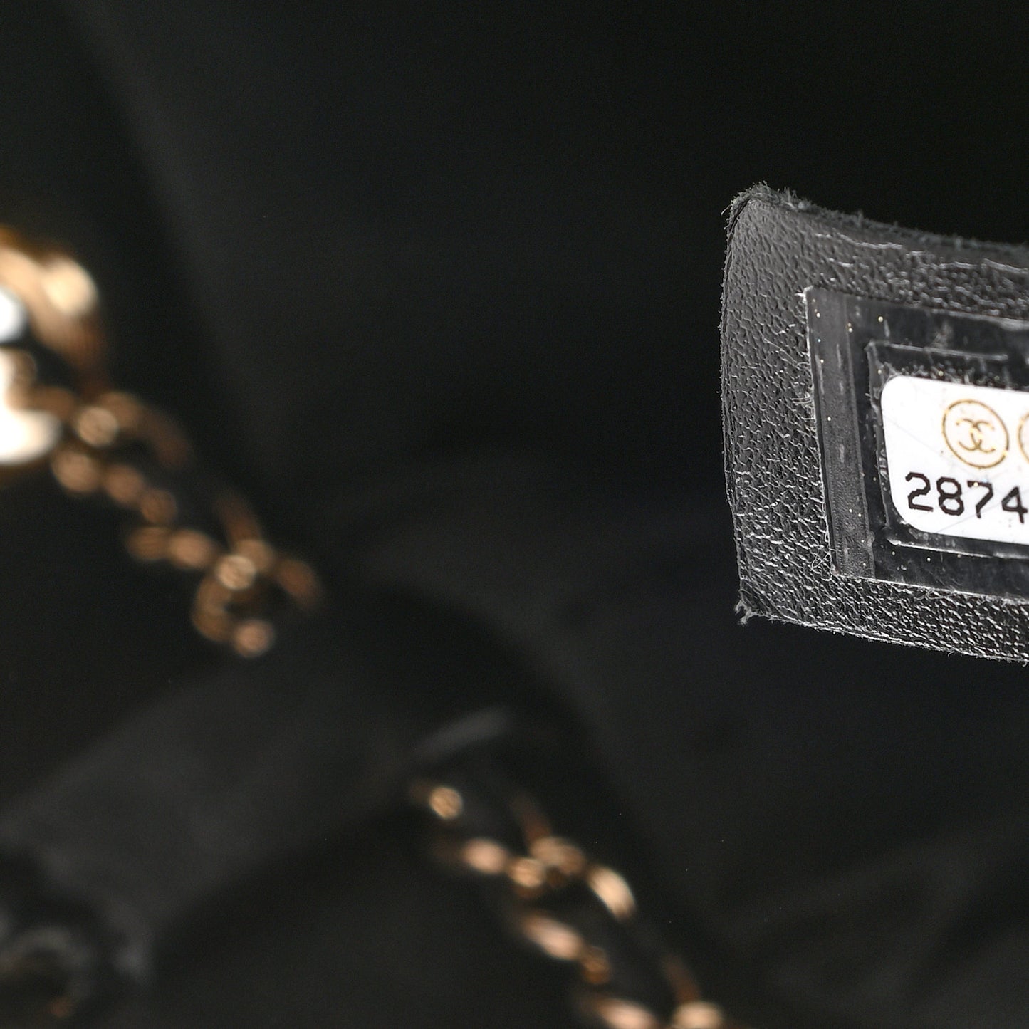 Calfskin Stitched Chain Top Handle Bucket Bag Black