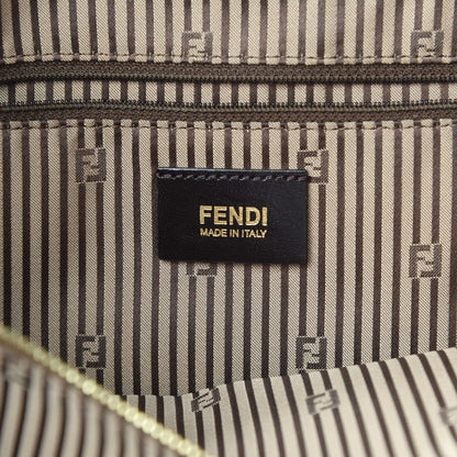 Fendi Vitello Elite Chameleon Shopper Tote Black 6 of 13