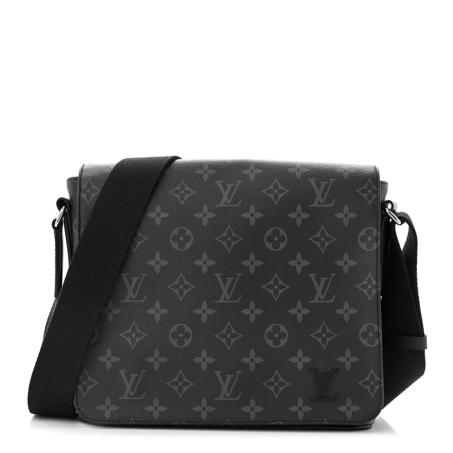 LOUIS VUITTON Monogram Eclipse District PM Black