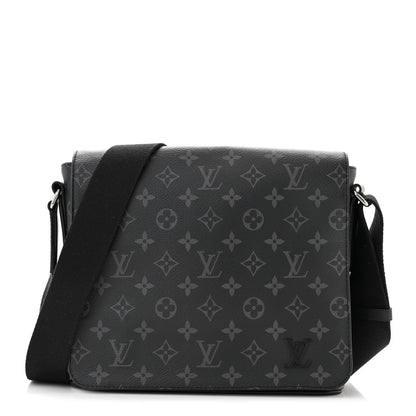 Louis Vuitton LOUIS VUITTON Monogram Eclipse District PM Black 1 of 10