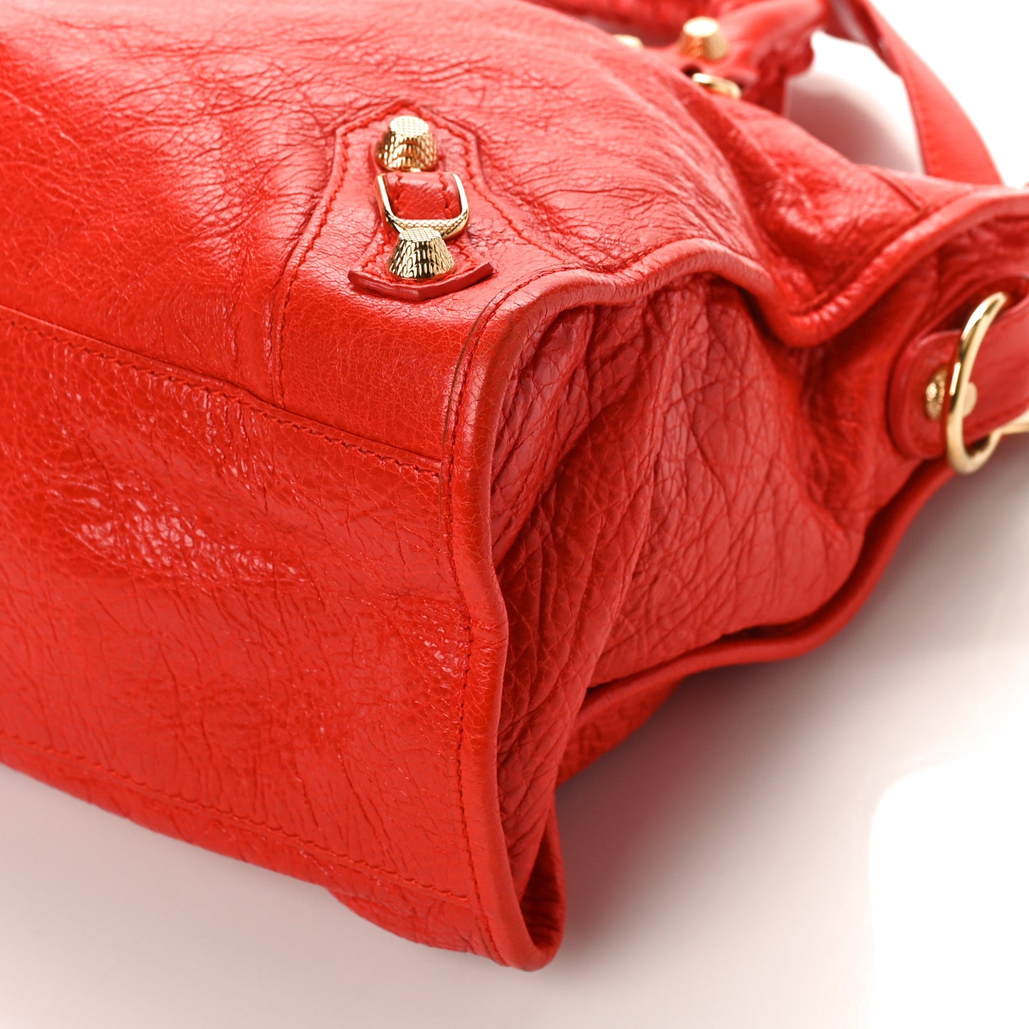 Agneau Giant 12 Gold Hardware City Rouge Cardinal