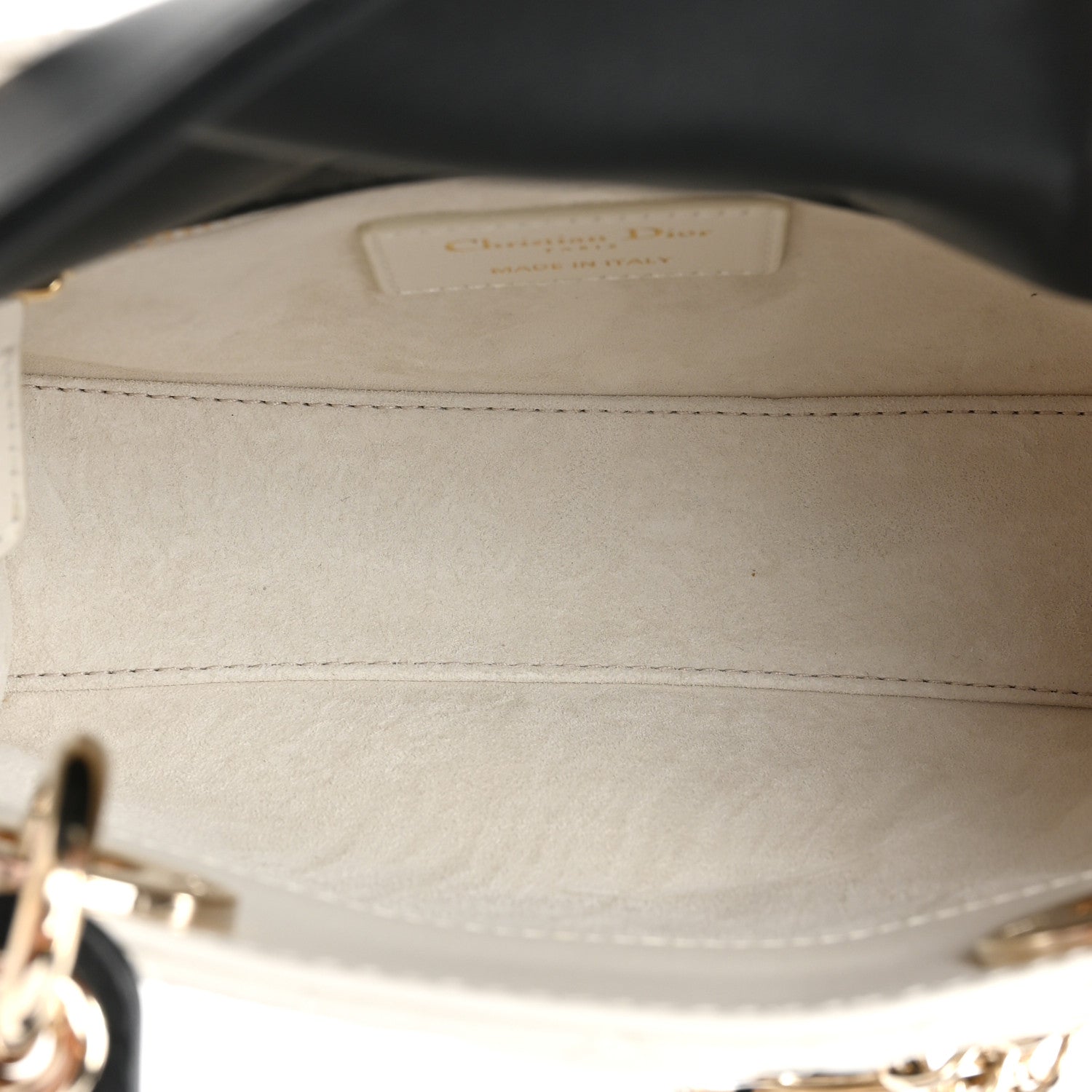 Christian Dior Lambskin Cannage Mini Lady Dior White 4 of 9