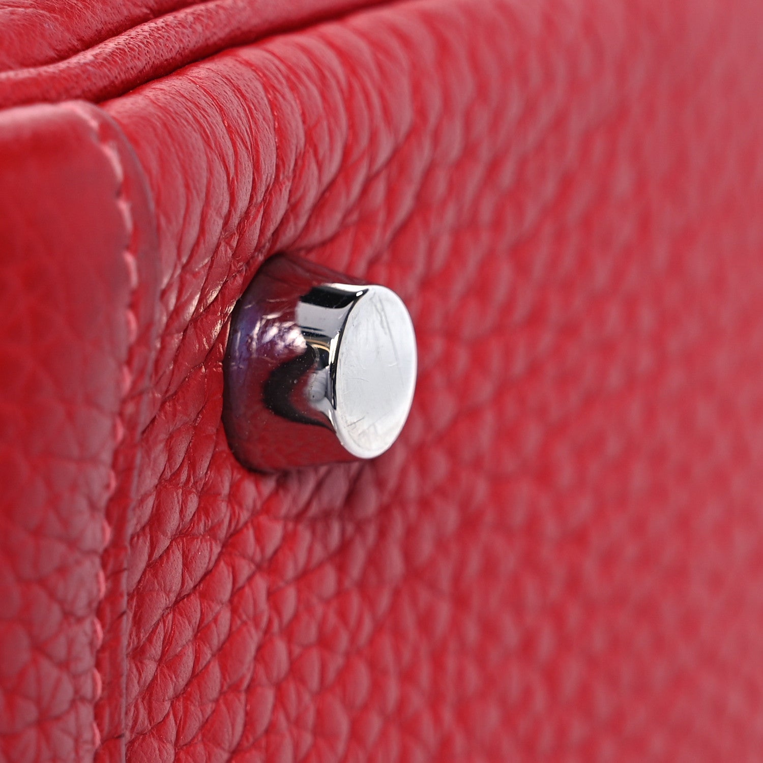 Hermes Taurillon Clemence Verso Lindy 26 Rouge Casaque Bougainvillea 18 of 19