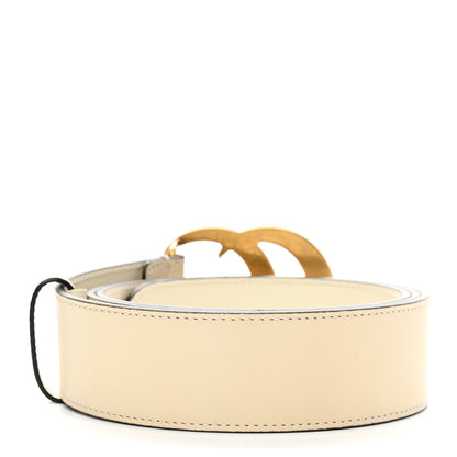 Gucci Calfskin Double G 40mm Belt 100 40 Mystic White 2 of 6