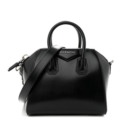 Givenchy Shiny Lord Calfskin Mini Antigona Black 1 of 12