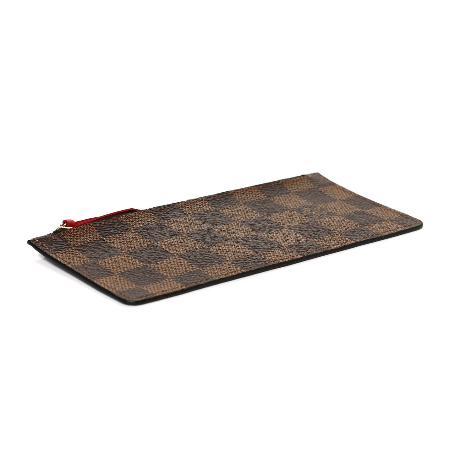 Damier Ebene Josephine Wallet Red