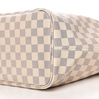 Louis Vuitton Damier Azur Neo Neverfull MM Rose Ballerine 18 of 20