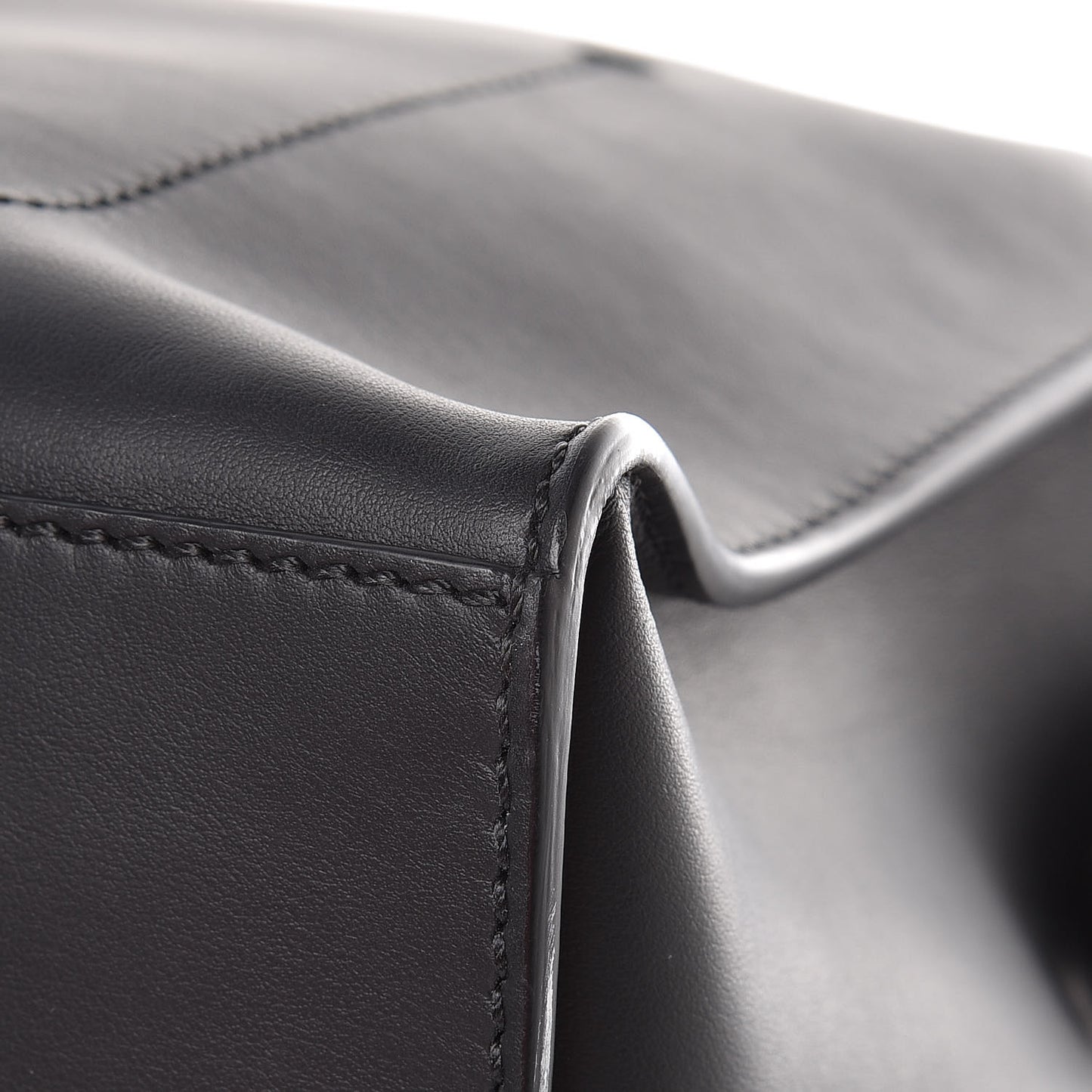 Calfskin Faces Lui Urban Briefcase Black