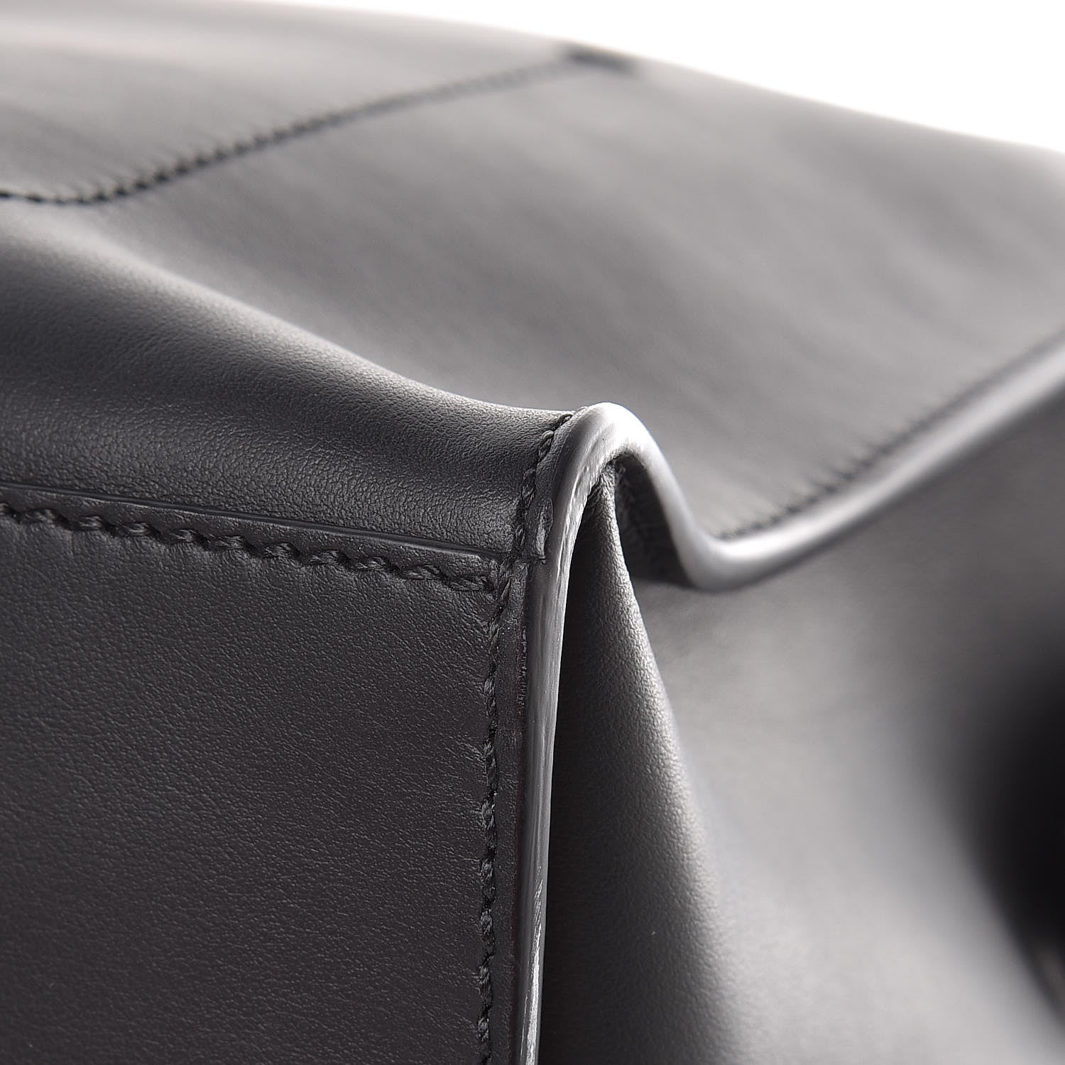 Fendi Calfskin Faces Lui Urban Briefcase Black 9 of 11