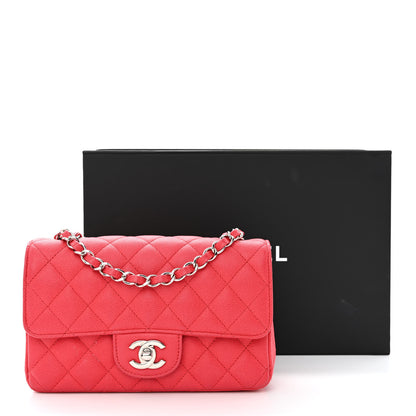 Chanel Caviar Quilted Mini Rectangular Flap Red 13 of 13