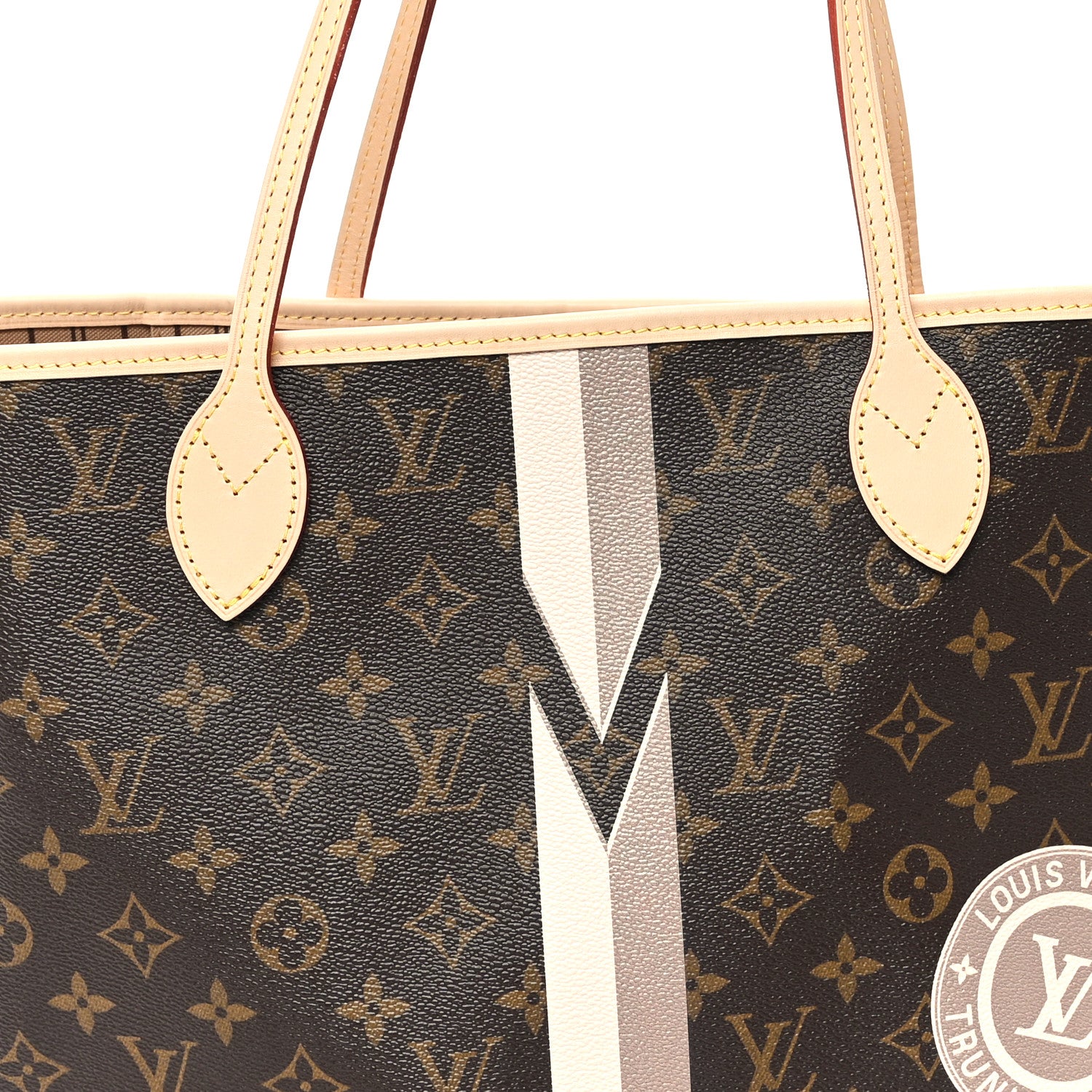 Louis Vuitton Neo Neverfull MM Mon Monogram Quartz Taupe 8 of 10