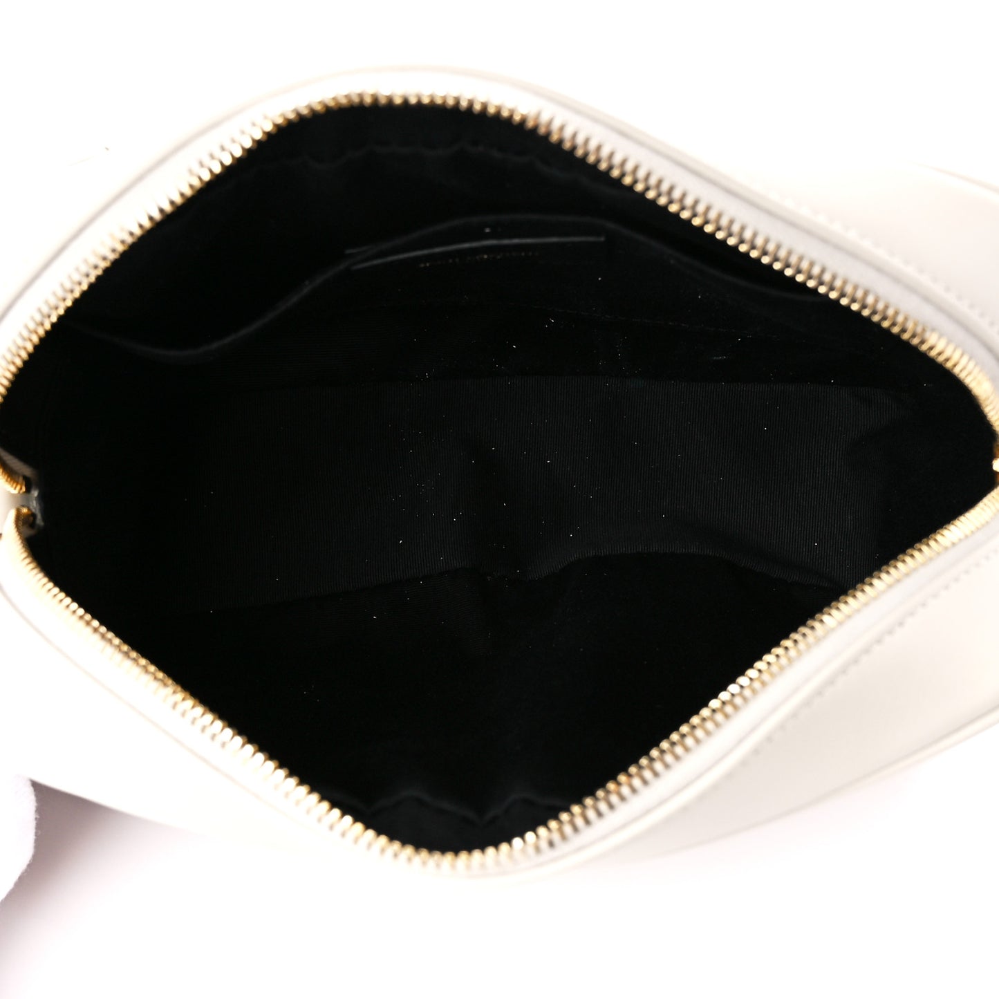 Calfskin Matelasse Monogram Lou Camera Bag Crema Soft
