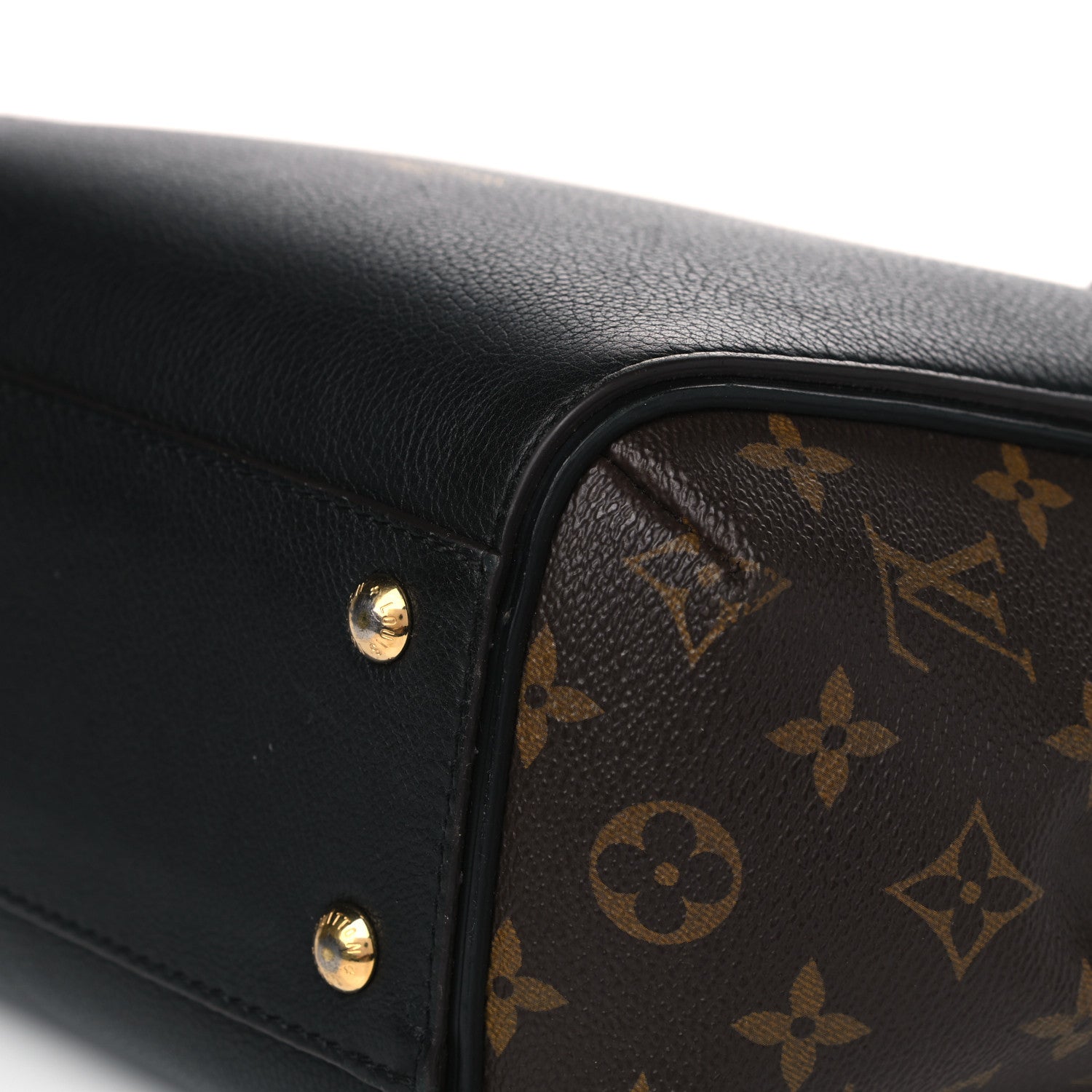 Louis Vuitton Calfskin Monogram Kimono Tote PM Black 9 of 21