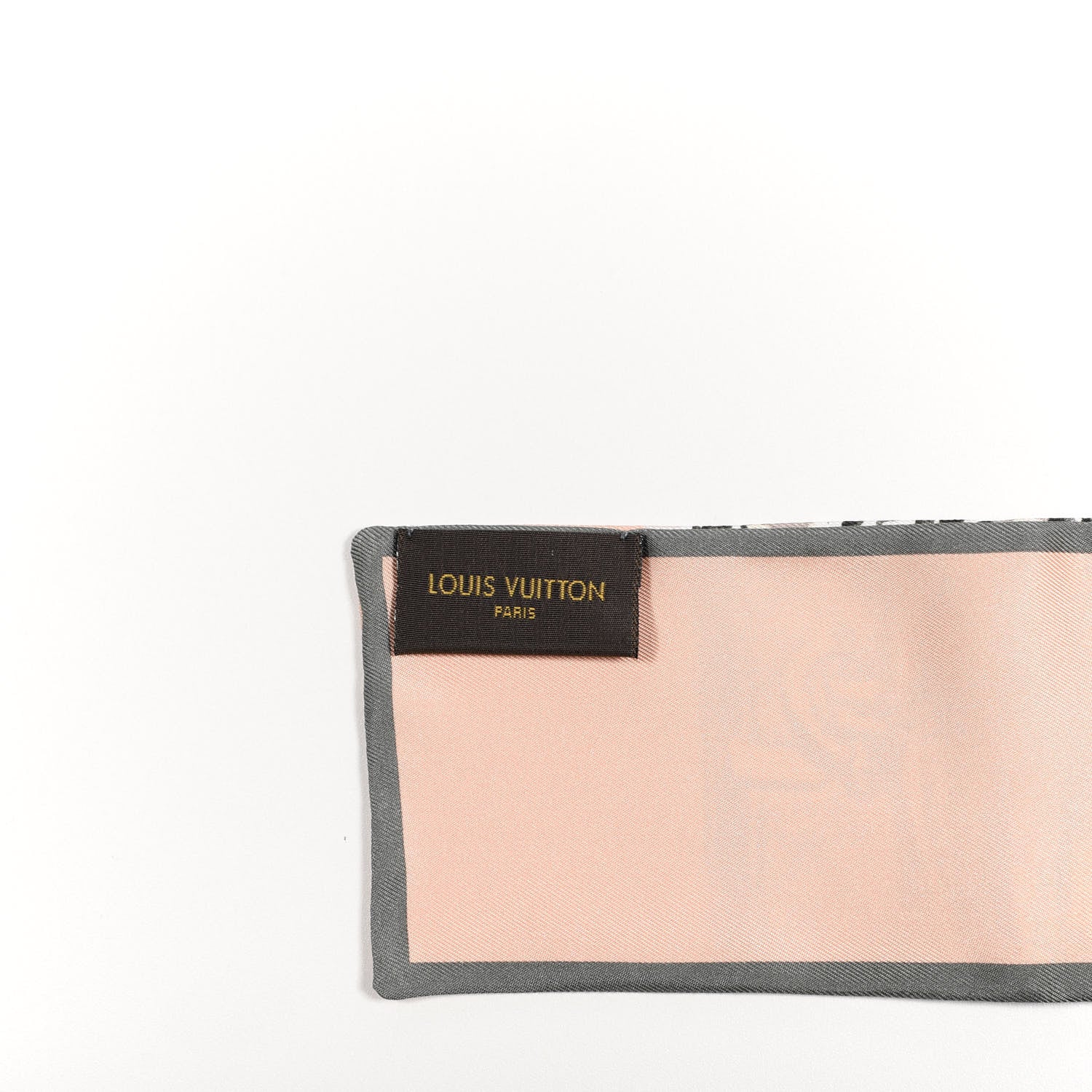 Louis Vuitton Silk Monogram Trunks Bandeau Rose Poudre 4 of 4