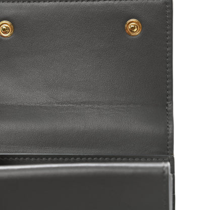 Celine Grained Calfskin Small Tri-Fold Wallet Grey 12 of 15