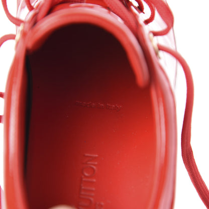Louis Vuitton Patent Calfskin Frontrow Sneakers 35.5 Rouge 9 of 11
