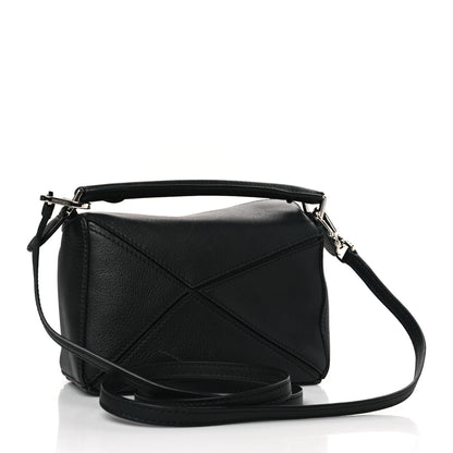 Loewe Calfskin Mini Puzzle Bag Black 3 of 8
