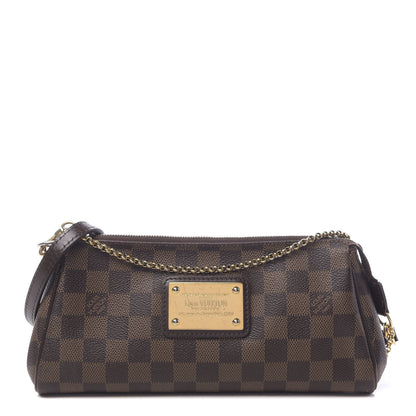 Louis Vuitton Damier Ebene Eva Clutch 1 of 16