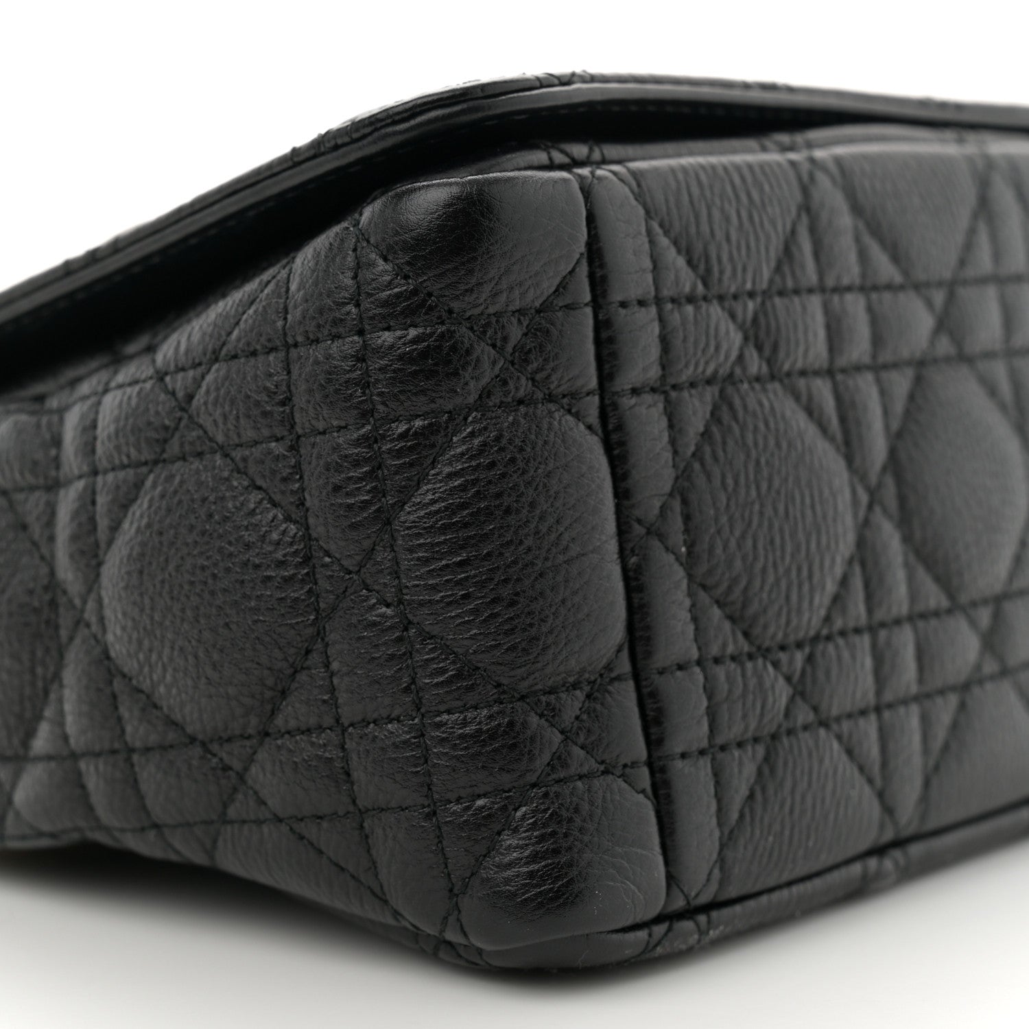 Christian Dior Calfskin Cannage Medium Caro Bag Black 9 of 12