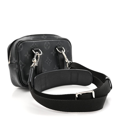 Louis Vuitton Monogram Eclipse Taigarama Outdoor Pouch Black 3 of 9