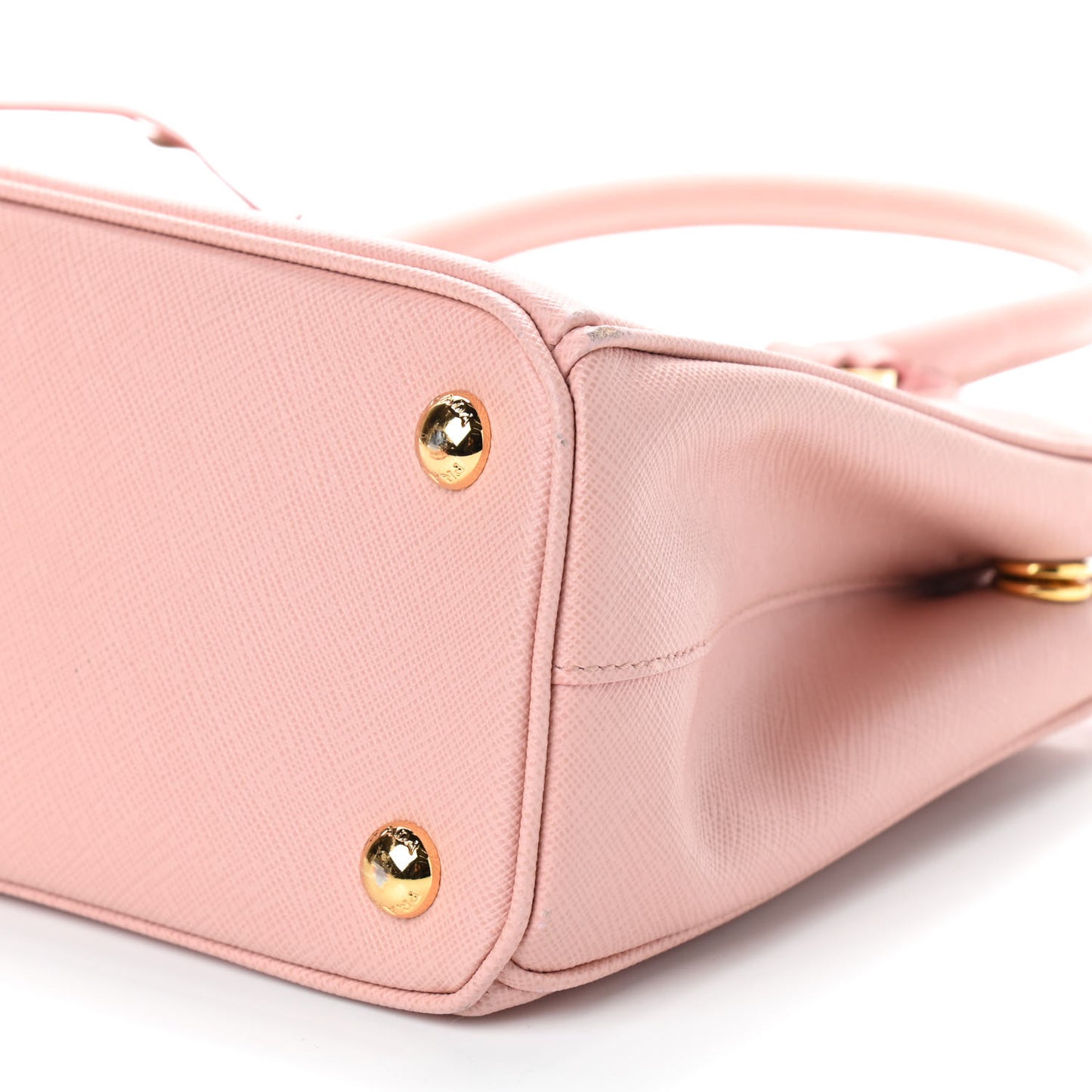 Saffiano Mini Galleria Double Zip Tote Orchidea