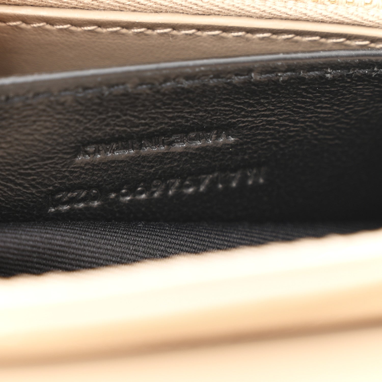 Saint Laurent Calfskin Y Quilted Monogram Small Loulou Chain Satchel Dark Beige 8 of 11