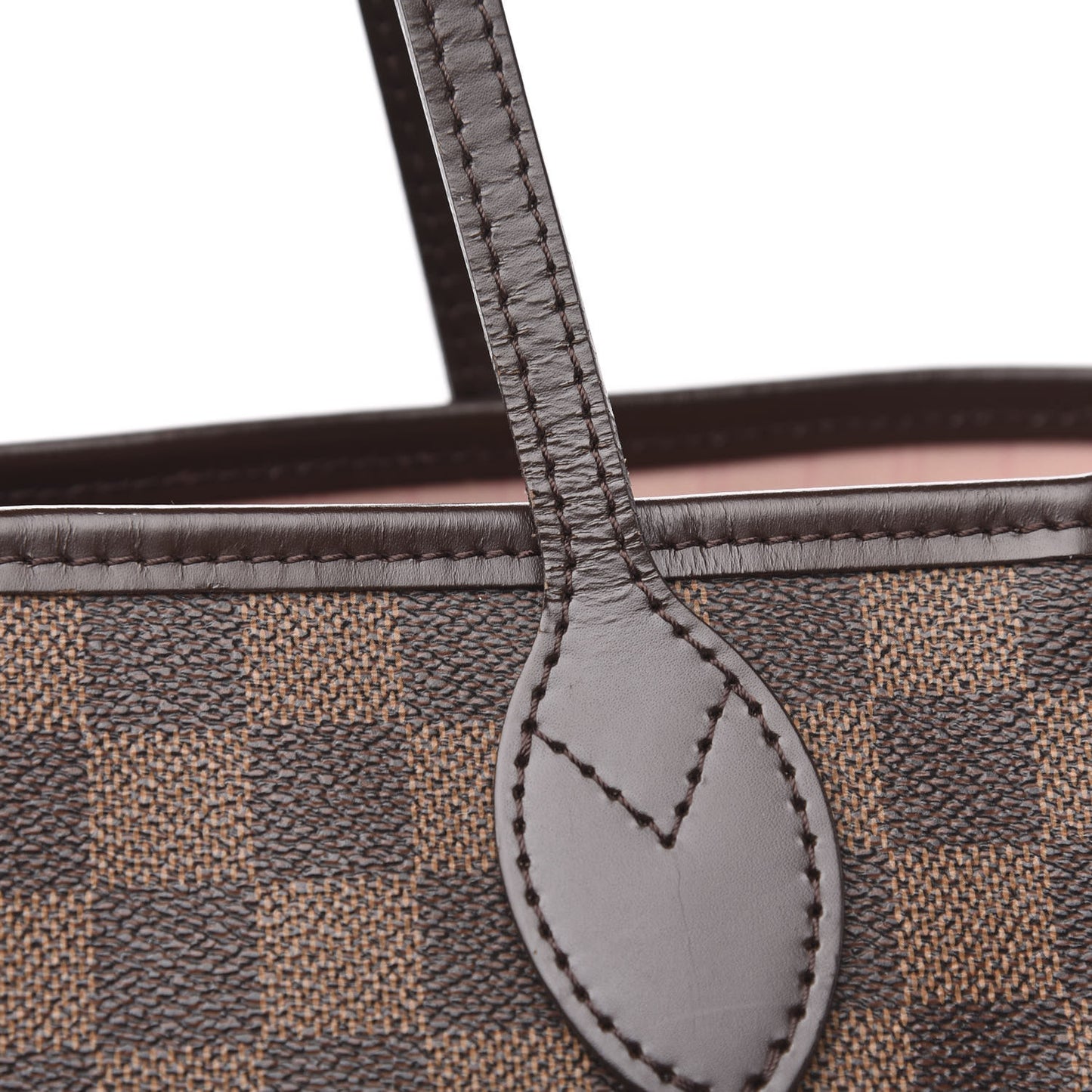 Damier Ebene Neo Neverfull MM Rose Ballerine