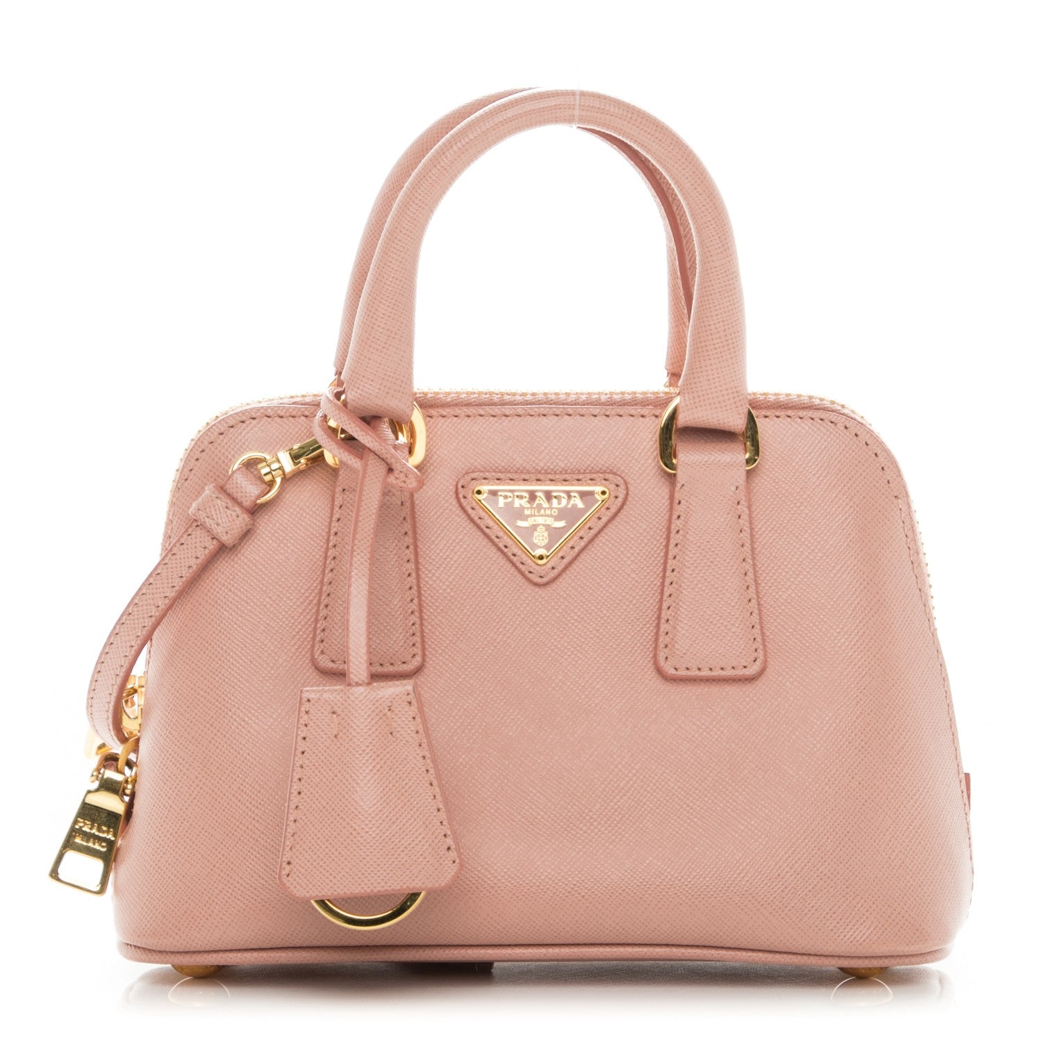 Prada Saffiano Lux Mini Promenade Tote Orchidea 1 of 8