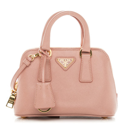 Prada Saffiano Lux Mini Promenade Tote Orchidea 1 of 8