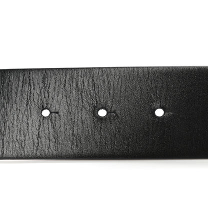 Valentino Garavani Glossy Calfskin VLogo Reversible 70mm Belt Black Rouge Pur 3 of 6