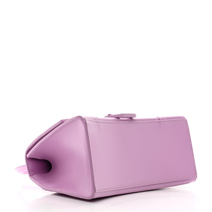 Balenciaga Shiny Box Calfskin Tonal B Small Hourglass Top Handle Bag Lilac 4 of 16