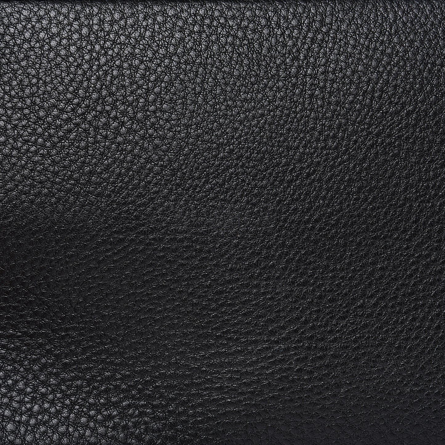 Vitello Daino Medium Double Bag Black Celeste