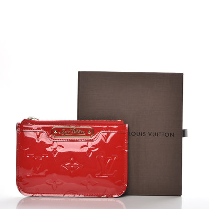 Louis Vuitton Vernis Key Pouch Cherry 8 of 8