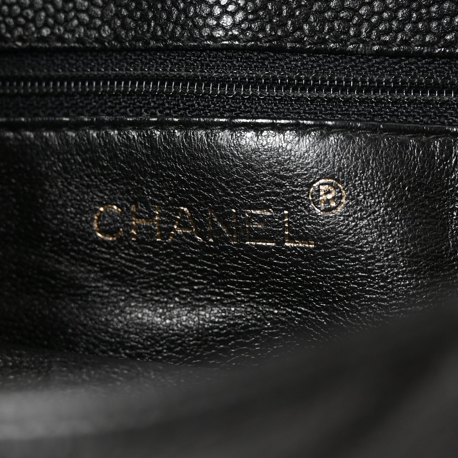 Chanel Caviar Diamond Flap Shoulder Bag Black 6 of 10