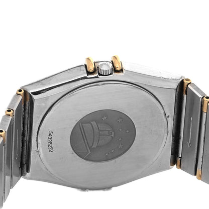 Omega Stainless Steel 18K Yellow Gold 32mm Constellation Quartz Watch White 396.1080 4 of 4